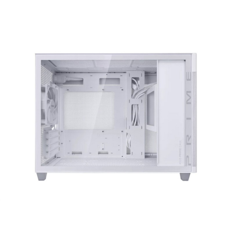 Ohišje Asus Prime AP201 - Seklena stranica miniATX - bela