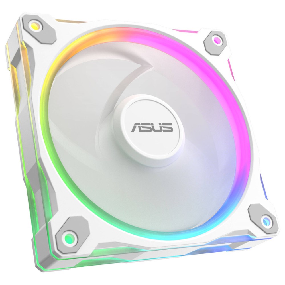 Ventilator Asus Prime MR120 120mm bela ARGB ASUS Ventilator Asus Prime MR120 120mm bela ARGB