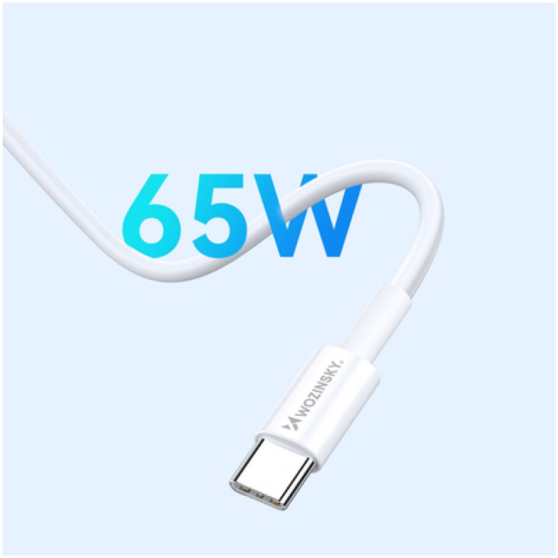 Hišni polnilec 100-240V => 2xUSB-C 1xUSB-A 65W GaN s kablom USB-C 1,0m Wozinsky (WDCCBC) Wozinsky Hišni polnilec 100-240V => 2xUSB-C 1xUSB-A 65W GaN s kablom USB-C 1,0m Wozinsky (WDCCBC)