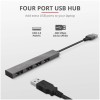 HUB USB 2.0 4portni Trust HALYX 4 (23786) TRUST HUB USB 2.0 4portni Trust HALYX 4 (23786)