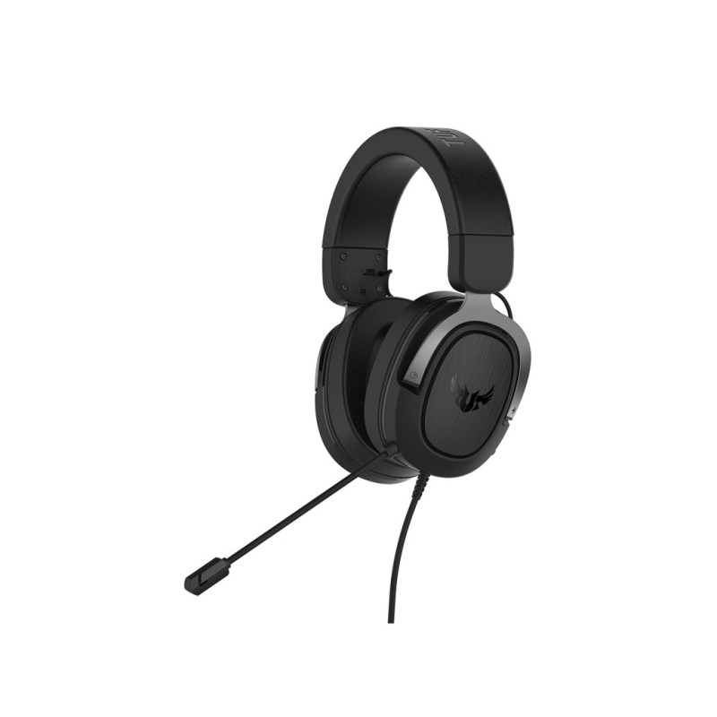 Slušalke gaming Asus TUF H3 črne žične naglavne 2x 3,5mm stereo (90YH028G-B1UA00) ASUS Slušalke gaming Asus TUF H3 črne žične naglavne 2x 3,5mm stereo (90YH028G-B1UA00)