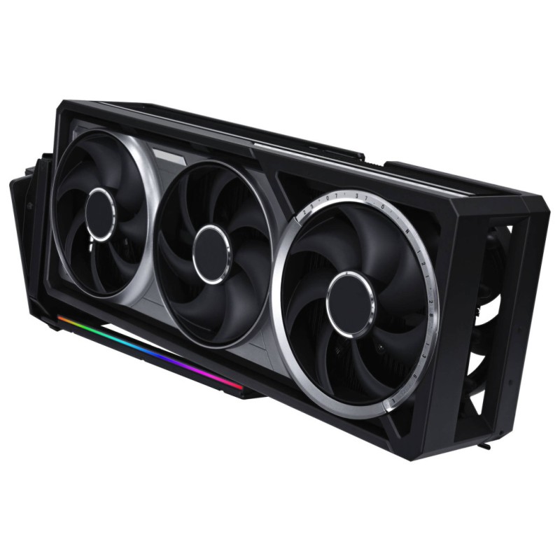 Nosilec grafične kartice Lian Li  z dvižnim kablom PCIe 5.0, RGB - črna