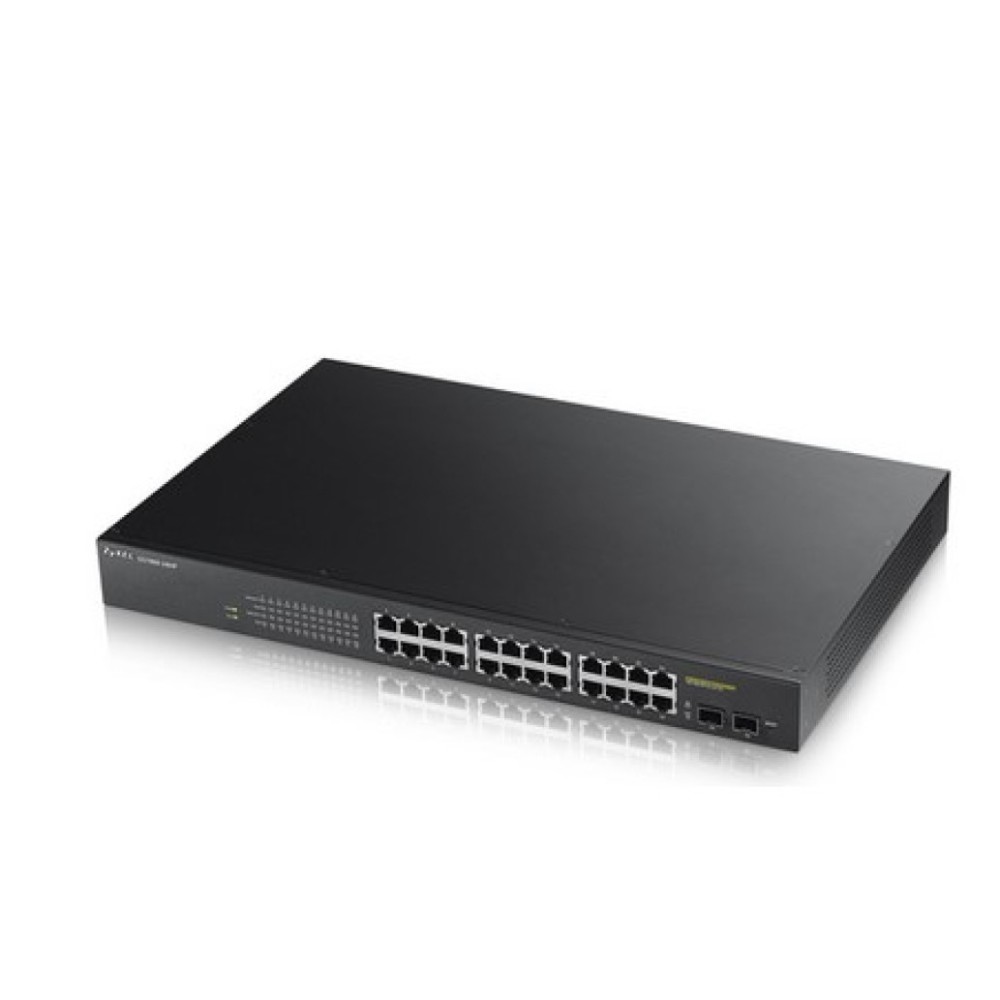 STIKALO 24-PORT 2xSFP ZyXEL 100/1000 PoE Managed Rackmount (GS190024HPV2-EU0101F) ZyXEL STIKALO 24-PORT 2xSFP ZyXEL 100/1000 PoE Managed Rackmount (GS190024HPV2-EU0101F)