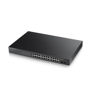 STIKALO 24-PORT 2xSFP ZyXEL 100/1000 PoE Managed Rackmount (GS190024HPV2-EU0101F)