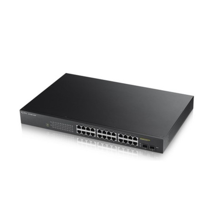 STIKALO 24-PORT 2xSFP ZyXEL 100/1000 PoE Managed Rackmount (GS190024HPV2-EU0101F) STIKALO 24-PORT 2xSFP ZyXEL 100/1000 PoE Managed Rackmount (GS190024HPV2-EU0101F)