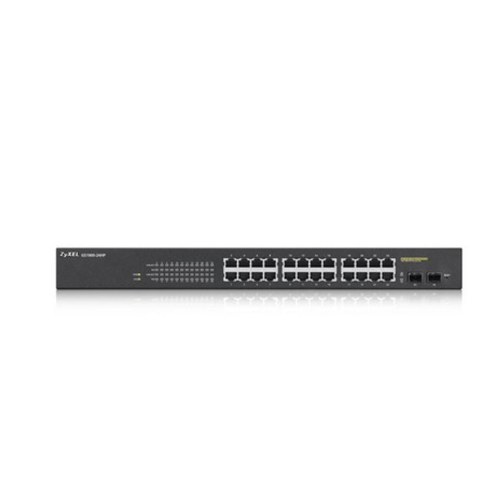 STIKALO 24-PORT 2xSFP ZyXEL 100/1000 PoE Managed Rackmount (GS190024HPV2-EU0101F) ZyXEL STIKALO 24-PORT 2xSFP ZyXEL 100/1000 PoE Managed Rackmount (GS190024HPV2-EU0101F)