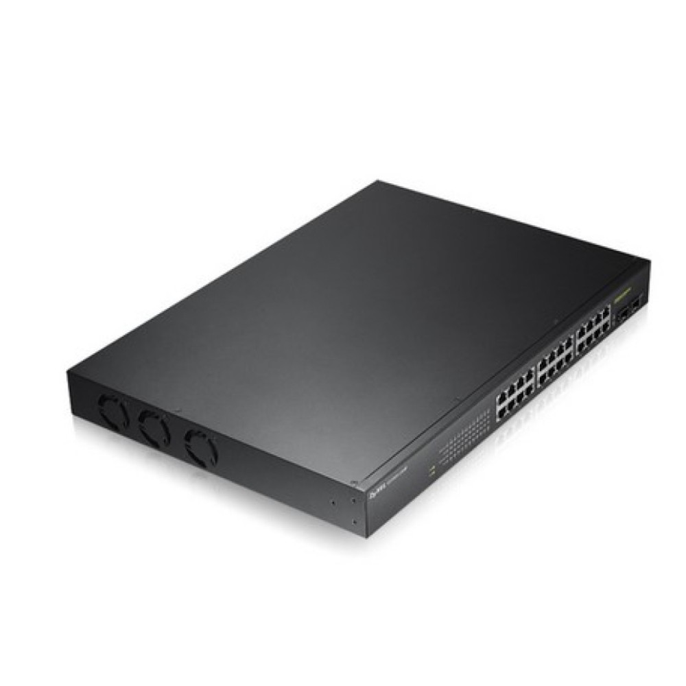 STIKALO 24-PORT 2xSFP ZyXEL 100/1000 PoE Managed Rackmount (GS190024HPV2-EU0101F) ZyXEL STIKALO 24-PORT 2xSFP ZyXEL 100/1000 PoE Managed Rackmount (GS190024HPV2-EU0101F)