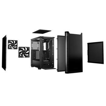 Ohišje be quiet! Pure Base 501 ATX - črna