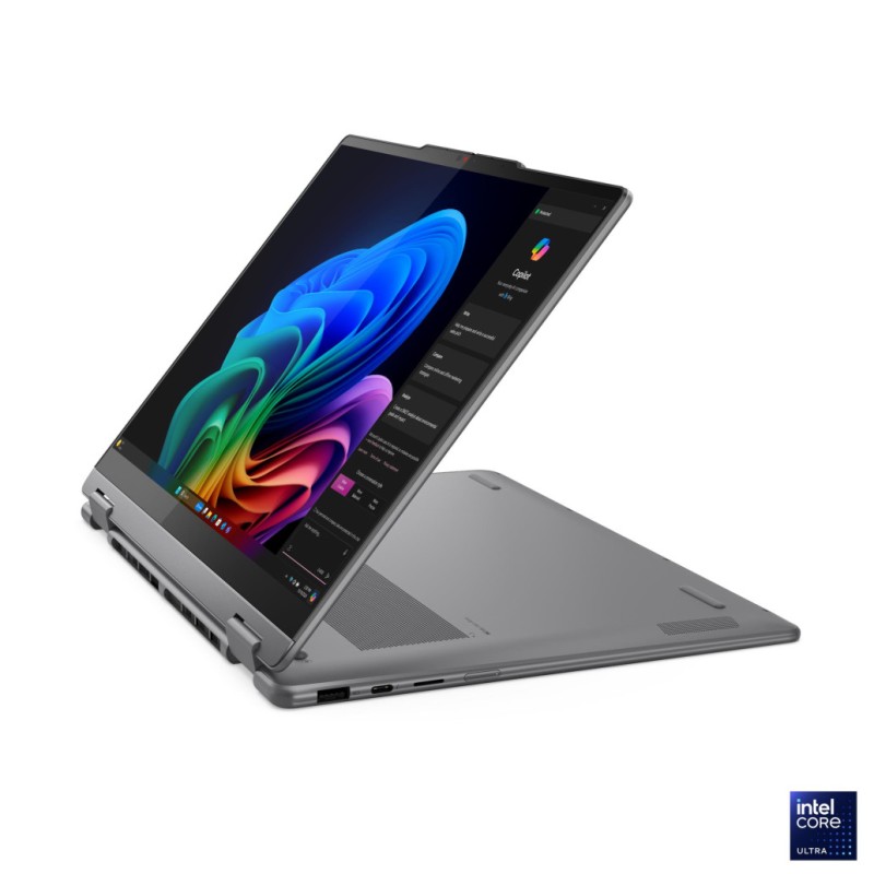 Prenosnik Lenovo 35,5 cm (14,0) Yoga 7 2-in-1 2880x1800 OLED na dotik 500nit 120Hz Ultra 7-258V/32GB/SSD1TB/BL/Windows Hello/ALU/Intel Arc 140V/Win11Home (83JQ0024SC)