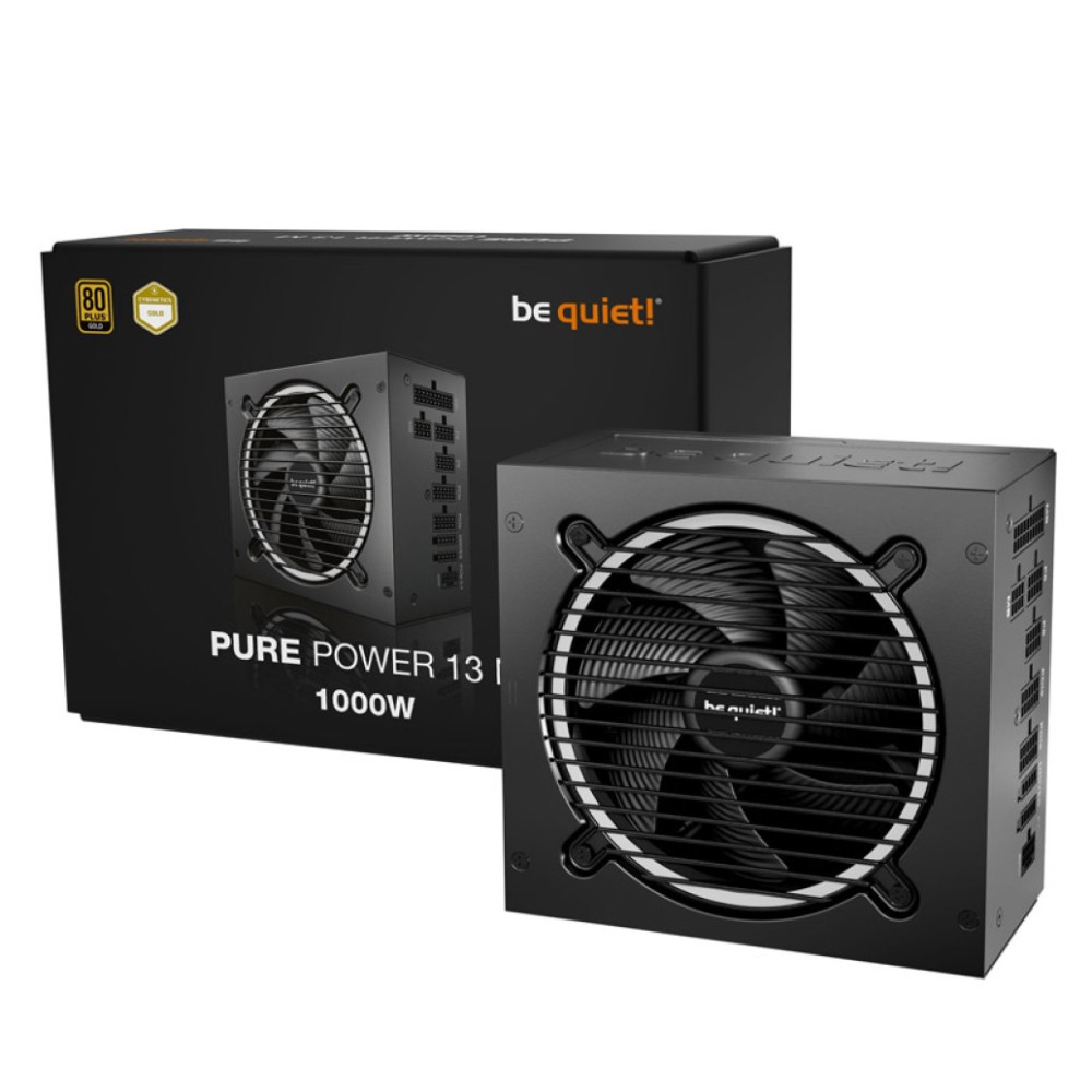 Napajalnik - 1000W be quiet! Pure Power 13 M 80Plus Gold 94,4% ATX 3.1 (Gen5) Modular črna (BP028EU)