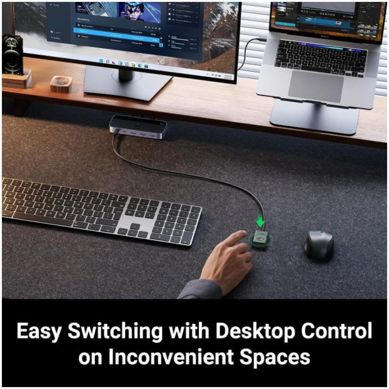 Podatkovni preklopnik: USB stikalo 3.0 UGREEN CM662 1x USB-C 3x USB-A (15705)