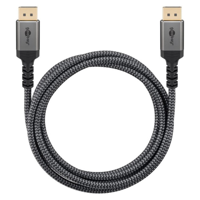Kabel DisplayPort (m) => DisplayPort (m) 2,0m GOOBAY 1.4 pozlačeni konektorji 8K@60Hz (65265) Kabel DisplayPort (m) => DisplayPort (m) 2,0m GOOBAY 1.4 pozlačeni konektorji 8K@60Hz (65265)