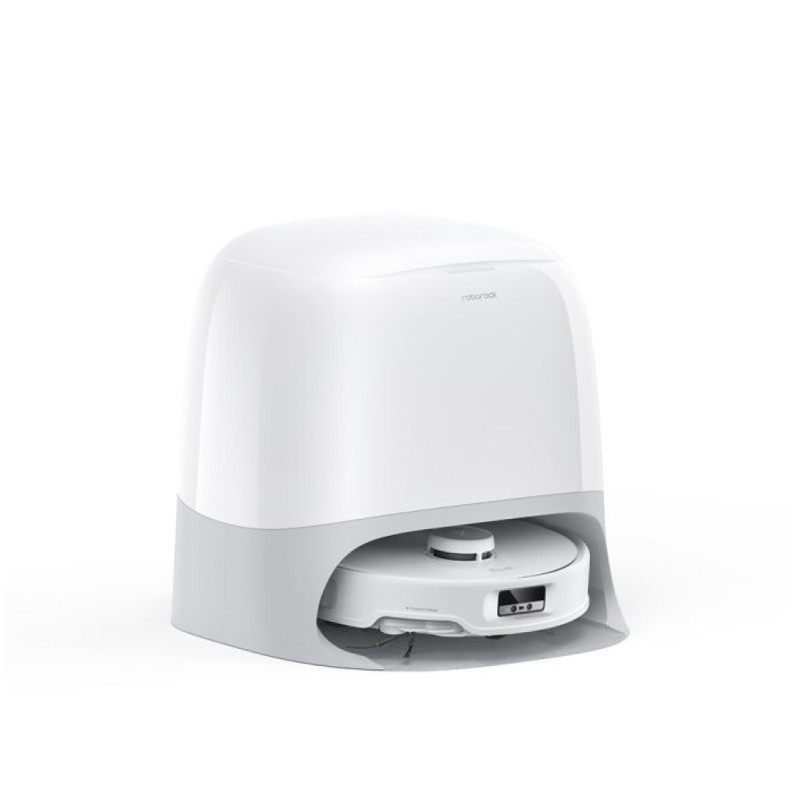 Sesalnik Roborock Qrevo Curv Robotski mokro čiščenje s samopraznilno postajo bel