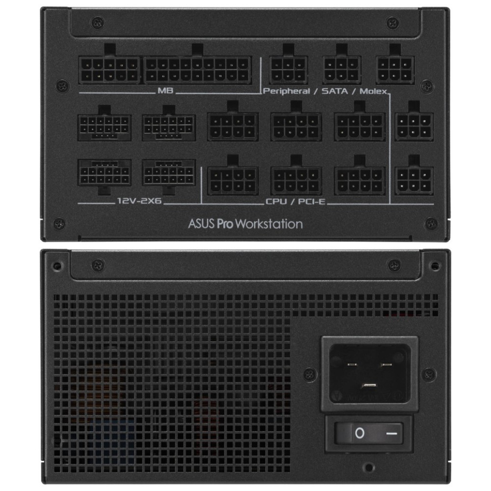 Napajalnik - 3000W Asus PRO WS 80Plus Platinum 94% ATX 3.1 (Gen5) Modular črna (90YE00Z0-B0EA00) ASUS Napajalnik - 3000W Asus PRO WS 80Plus Platinum 94% ATX 3.1 (Gen5) Modular črna (90YE00Z0-B0EA00)