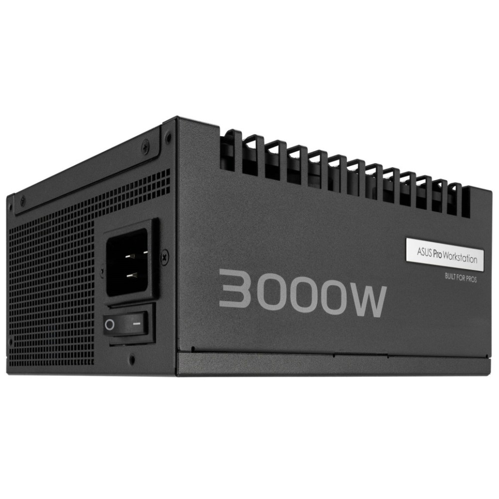 Napajalnik - 3000W Asus PRO WS 80Plus Platinum 94% ATX 3.1 (Gen5) Modular črna (90YE00Z0-B0EA00) ASUS Napajalnik - 3000W Asus PRO WS 80Plus Platinum 94% ATX 3.1 (Gen5) Modular črna (90YE00Z0-B0EA00)