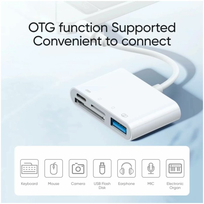 HUB USB-C => 1xUSB-A 1xUSB-C 1xSD 1xmicroSD (S-H142) HUB USB-C => 1xUSB-A 1xUSB-C 1xSD 1xmicroSD (S-H142)