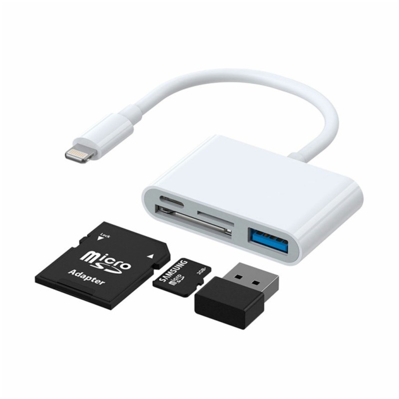 HUB USB-C => 1xUSB-A 1xUSB-C 1xSD 1xmicroSD (S-H142) Joyroom HUB USB-C => 1xUSB-A 1xUSB-C 1xSD 1xmicroSD (S-H142)