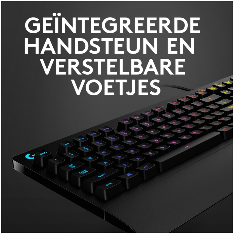 Gaming Tipkovnica USB Logitech G213 Prodigy US international | SLO gravura črna RGB (920-008093)