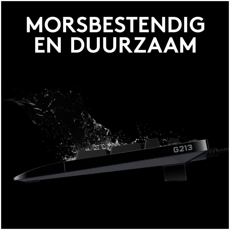 Gaming Tipkovnica USB Logitech G213 Prodigy US international | SLO gravura črna RGB (920-008093)