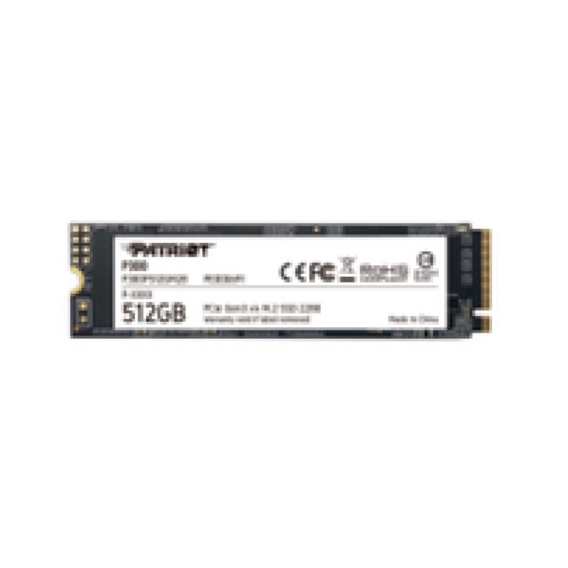 Patriot P300 512GB M.2 NVMe SSD PCIe Gen 3 x4 PATRIOT Patriot P300 512GB M.2 NVMe SSD PCIe Gen 3 x4