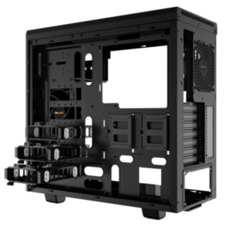 Ohišje Bequiet Pure Base 600 (BG022) MidiATX - črno-srebrn be quiet! Ohišje Bequiet Pure Base 600 (BG022) MidiATX - črno-srebrn