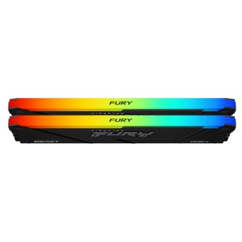 DDR4 32GB 3200MHz CL16 KIT (2x16GB) Kingston RGB Fury Beast 1,35V črna (KF432C16BB2AK2/32) DDR4 32GB 3200MHz CL16 KIT (2x16GB) Kingston RGB Fury Beast 1,35V črna (KF432C16BB2AK2/32)