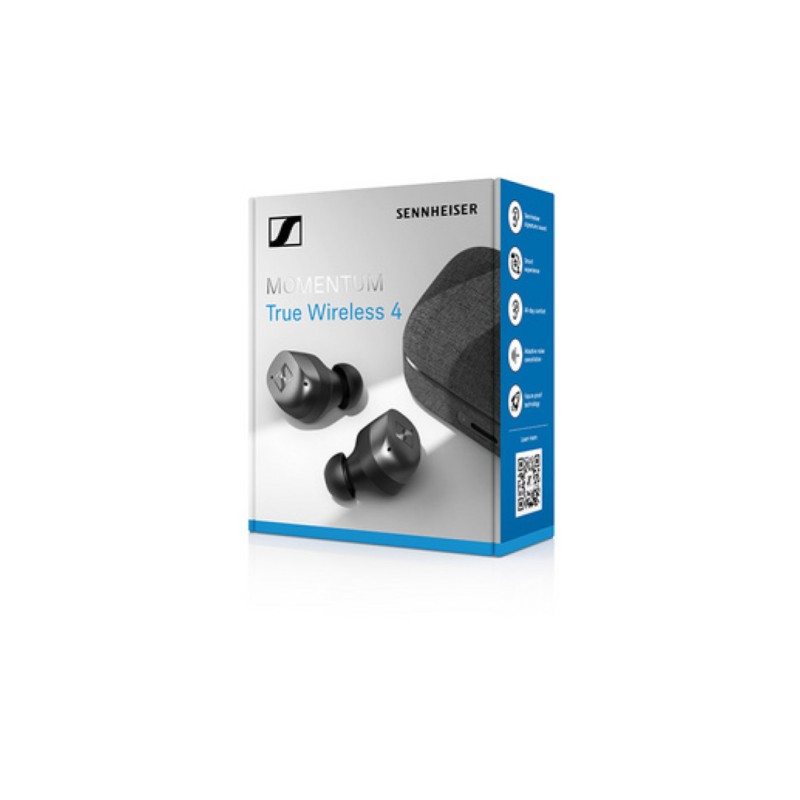 Slušalke brezžične Sennheiser ušesne BT Momentum True Wireless 4 grafit ANC (700365)