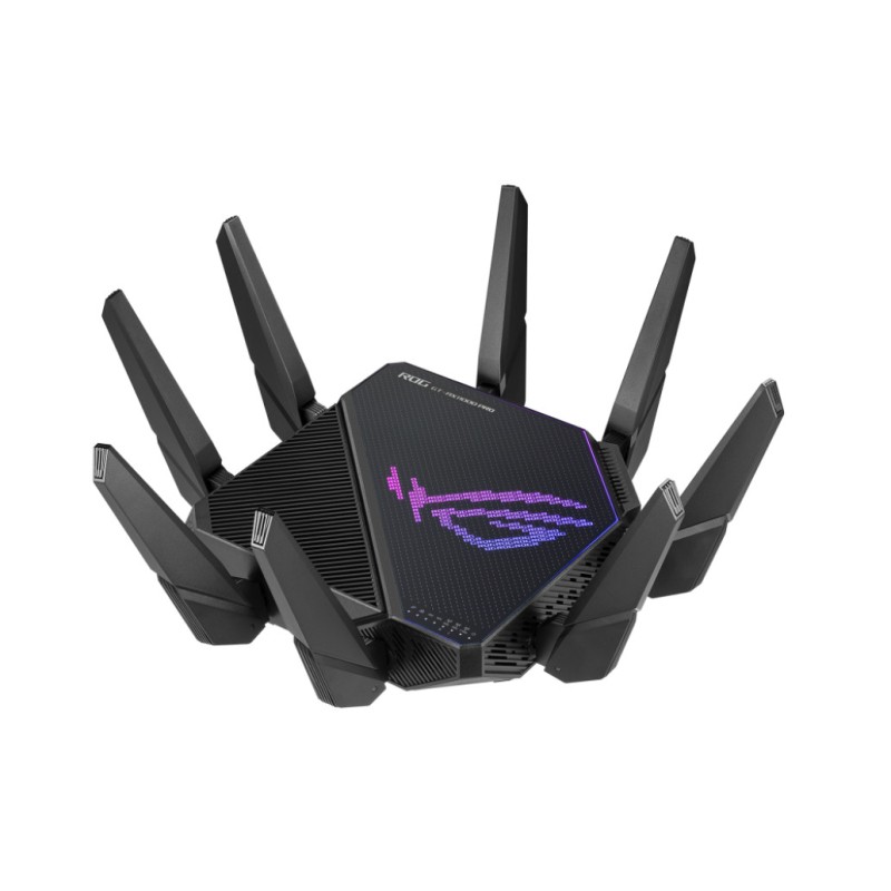 Usmerjevalnik brezžični Asus ROG Rapture GT-AX11000 Pro WiFi6 802.11ax AX11000 4804Mbit/s MESH MU-MIMO OFDMA triband 4xLAN 1xLAN/WAN10GB 8x antena (90IG0720-MU2A00) ASUS Usmerjevalnik brezžični Asus ROG Rapture GT-AX11000 Pro WiFi6 802.11ax AX11000 4804Mbit/s MESH MU-MIMO OFDMA triband 4xLAN 1xLAN/WAN10GB 8x antena (90IG0720-MU2A00)