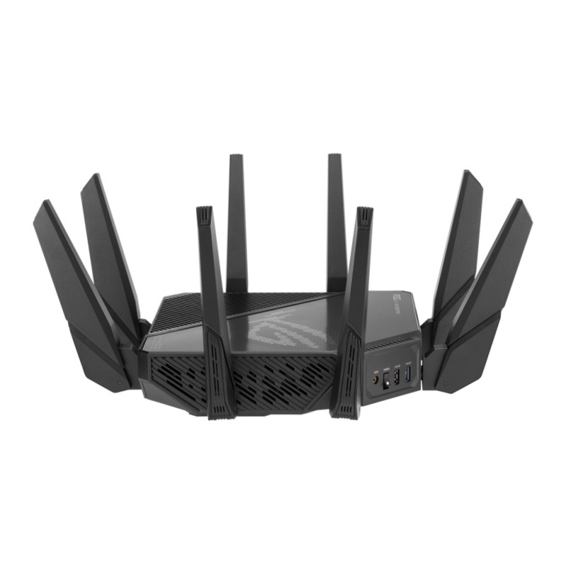 Usmerjevalnik brezžični Asus ROG Rapture GT-AX11000 Pro WiFi6 802.11ax AX11000 4804Mbit/s MESH MU-MIMO OFDMA triband 4xLAN 1xLAN/WAN10GB 8x antena (90IG0720-MU2A00) ASUS Usmerjevalnik brezžični Asus ROG Rapture GT-AX11000 Pro WiFi6 802.11ax AX11000 4804Mbit/s MESH MU-MIMO OFDMA triband 4xLAN 1xLAN/WAN10GB 8x antena (90IG0720-MU2A00)
