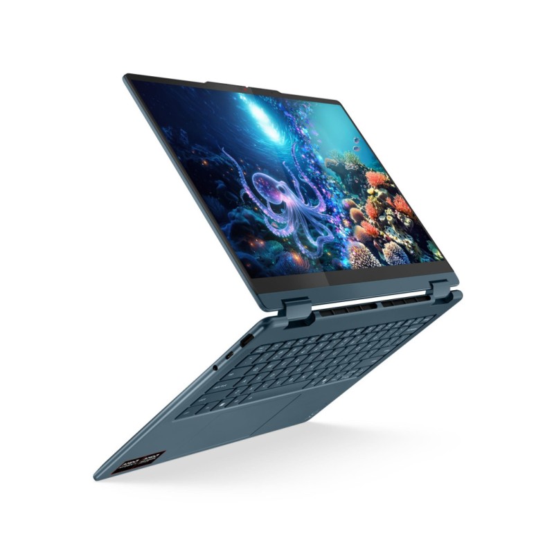 Prenosnik Lenovo 35,5 cm (14,0) Yoga 7 2-in-1 1920x1200 OLED na dotik 400nit Ryzen AI 7 350/32GB/SSD1TB/BL/AI Chip: 50 TOPs/ALU/AMD Radeon 860M/Win11Home (83JR008ASC)