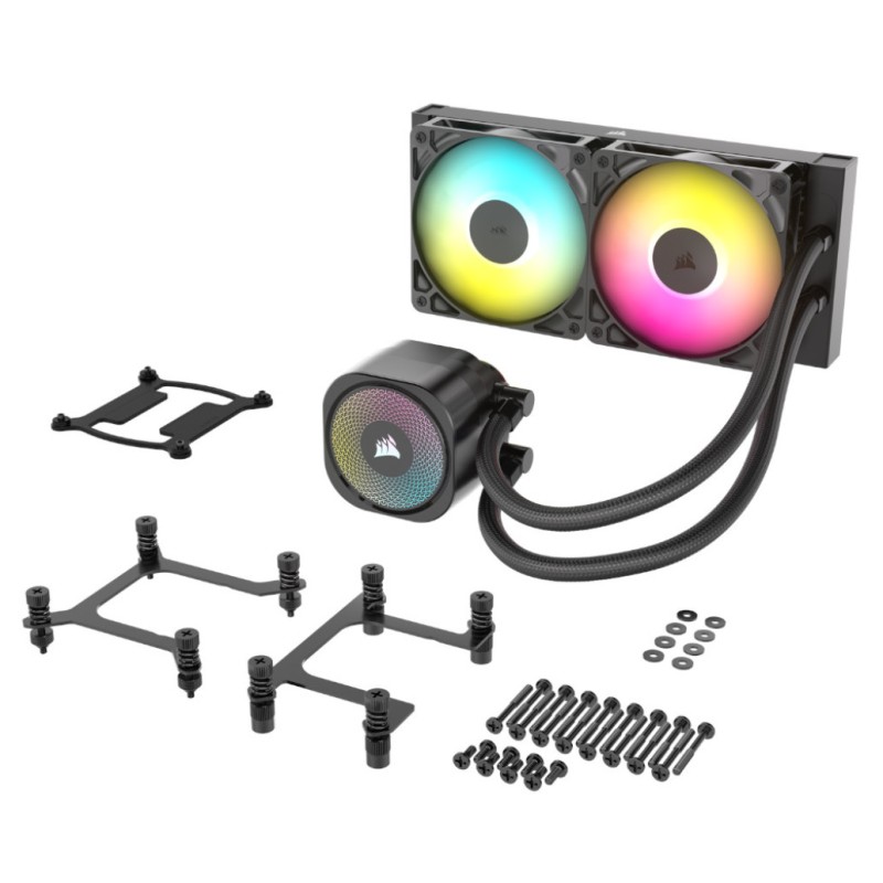 Vodno hlajenje Corsair NAUTILUS 240 RS - 240mm ARGB črna (CW-9060092-WW)