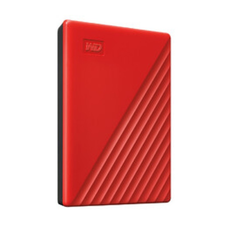 Prenosni disk 6,4cm (2,5) 4TB USB 3.0 WD My Passport - rdeča WDBPKJ0040BRD-WESN WD Prenosni disk 6,4cm (2,5) 4TB USB 3.0 WD My Passport - rdeča WDBPKJ0040BRD-WESN