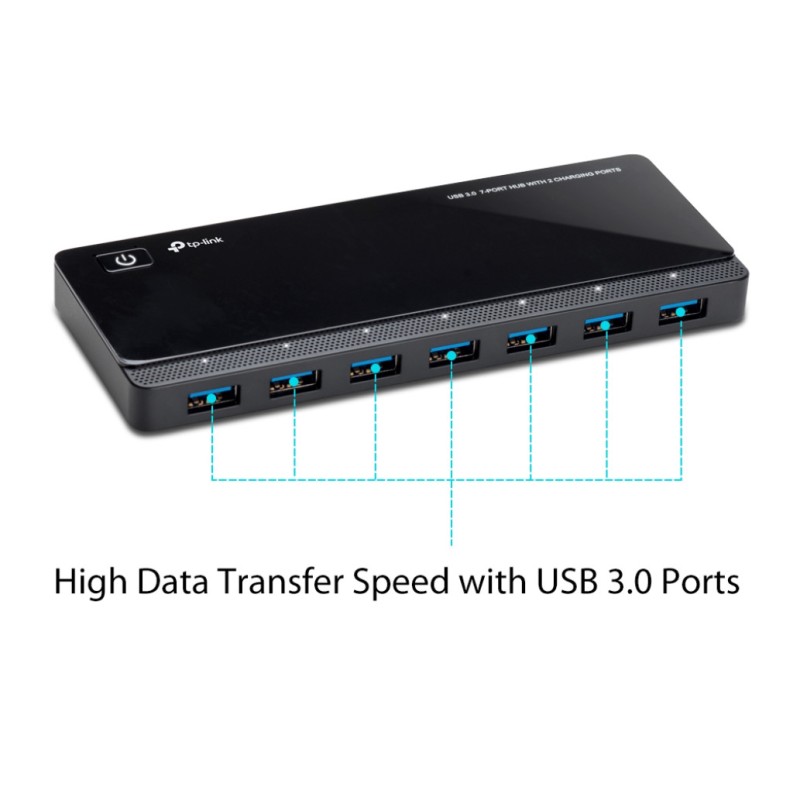 HUB USB 3.0 7portni UH720 + napajalnik TP-LINK HUB USB 3.0 7portni UH720 + napajalnik