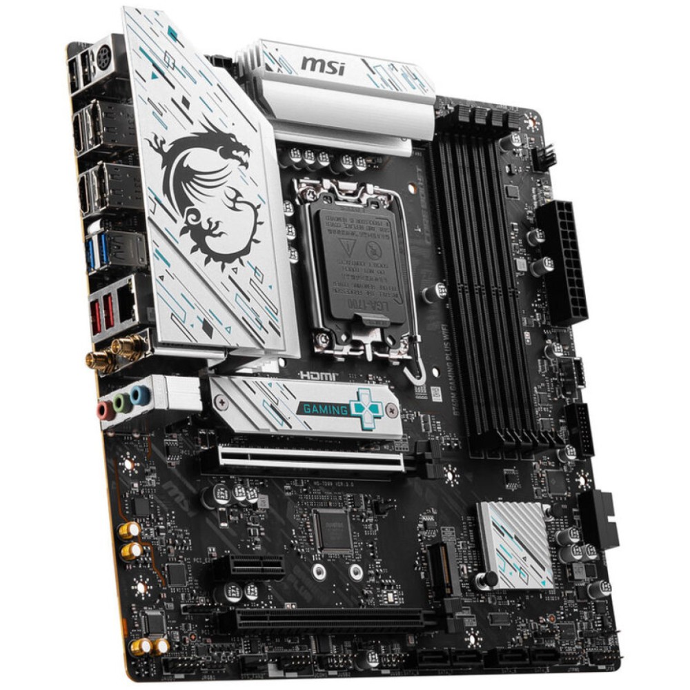Osnovna plošča 1700 MSI B760M Gaming Plus WiFi microATX 1xHDMI 2.1 1xDisplayPort 1.4