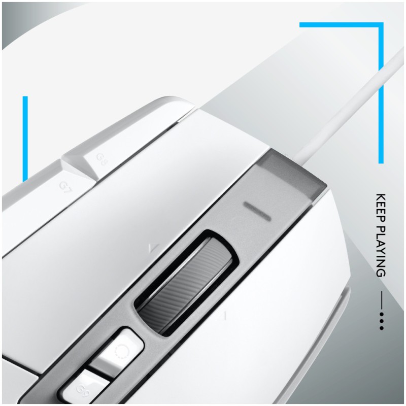Miš Logitech USB G502 X optična gaming 13 gumbov 25600DPI RGB bela (910-006146) LOGITECH Miš Logitech USB G502 X optična gaming 13 gumbov 25600DPI RGB bela (910-006146)
