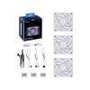 Ventilator Lian-Li UNI FAN P28 120mm, bela (3 pack + kontroler) Lian-Li Ventilator Lian-Li UNI FAN P28 120mm, bela (3 pack + kontroler)