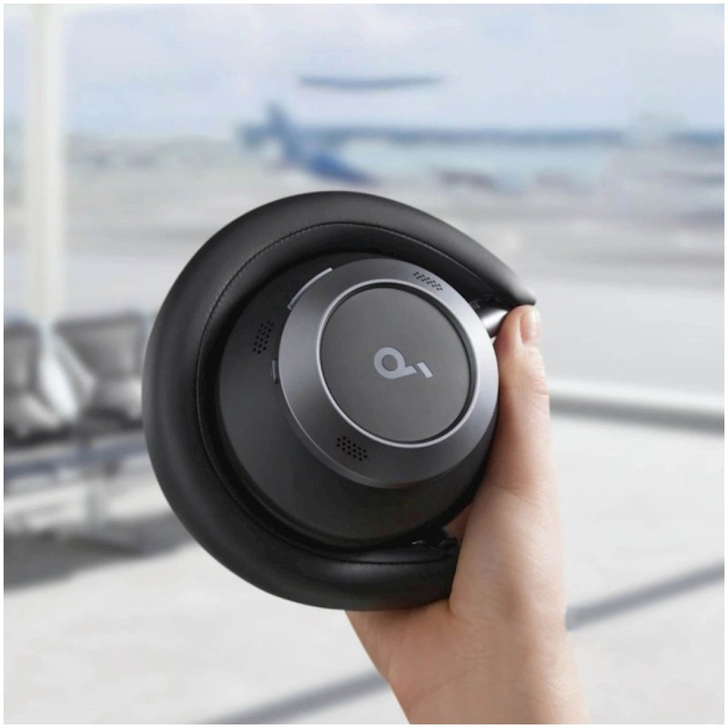 Slušalke brezžične Anker naglavne z mikrofonom BT Soundcore Space One Pro črne ANC (A3062G11) ANKER Slušalke brezžične Anker naglavne z mikrofonom BT Soundcore Space One Pro črne ANC (A3062G11)