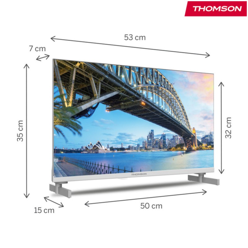 TV sprejemnik Thomson 24,0 61 cm 24HG2S15CW 1366x768 - Google TV 3xHDMI 2xUSB BT WiFi RJ45 HDR10 Thomson TV sprejemnik Thomson 24,0 61 cm 24HG2S15CW 1366x768 - Google TV 3xHDMI 2xUSB BT WiFi RJ45 HDR10