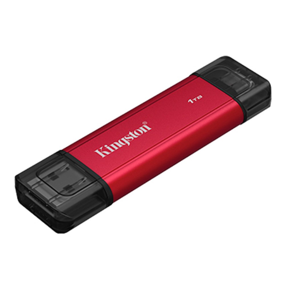 Prenosni disk SSD 1TB USB-C/A Kingston Dual Portable 1050MB/s - rdeča (SPSD/1TB) KINGSTON Prenosni disk SSD 1TB USB-C/A Kingston Dual Portable 1050MB/s - rdeča (SPSD/1TB)