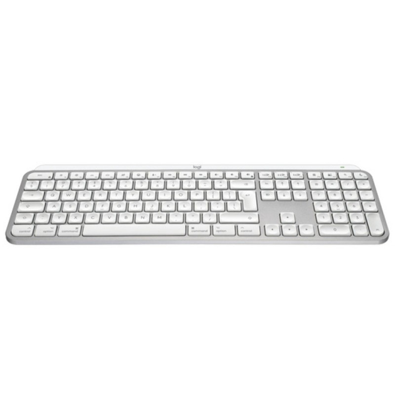 Tipkovnica Bluetooth + USB Logitech MX Keys S for MAC SLO | SLO gravura Pale Grey (920-011638)