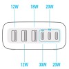 Hišni polnilec 100-240V => 3xUSB-C 3xUSB-A 112W Anker GaN 6-port črn (A2154G11) ANKER Hišni polnilec 100-240V => 3xUSB-C 3xUSB-A 112W Anker GaN 6-port črn (A2154G11)