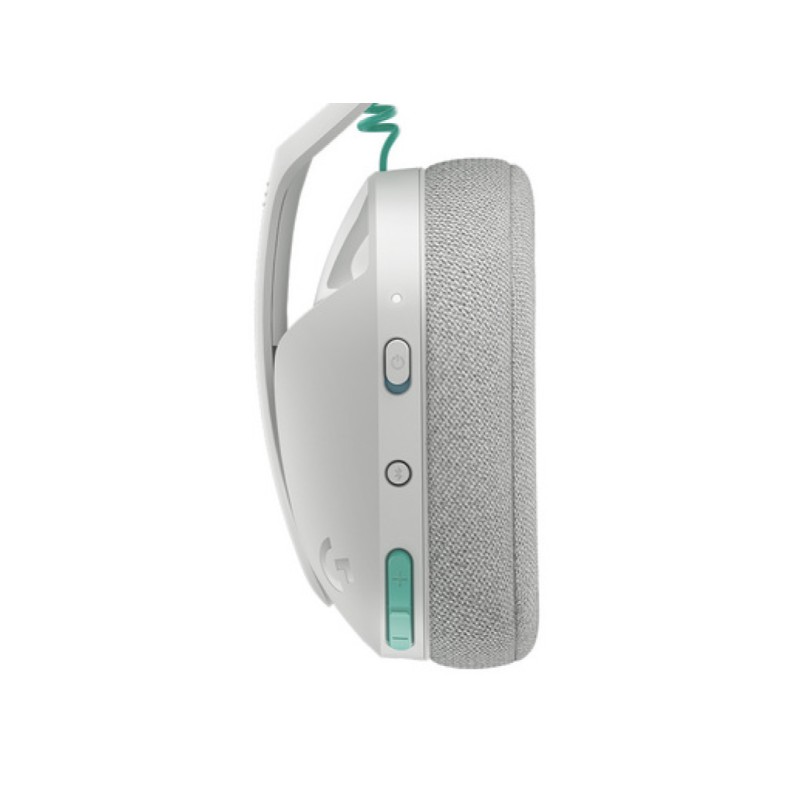 Slušalke brezžične Logitech naglavne z mikrofonom BT/ USB Lightspeed G321 bele USB-C polnjenje Gaming (981-001569) LOGITECH Slušalke brezžične Logitech naglavne z mikrofonom BT/ USB Lightspeed G321 bele USB-C polnjenje Gaming (981-001569)