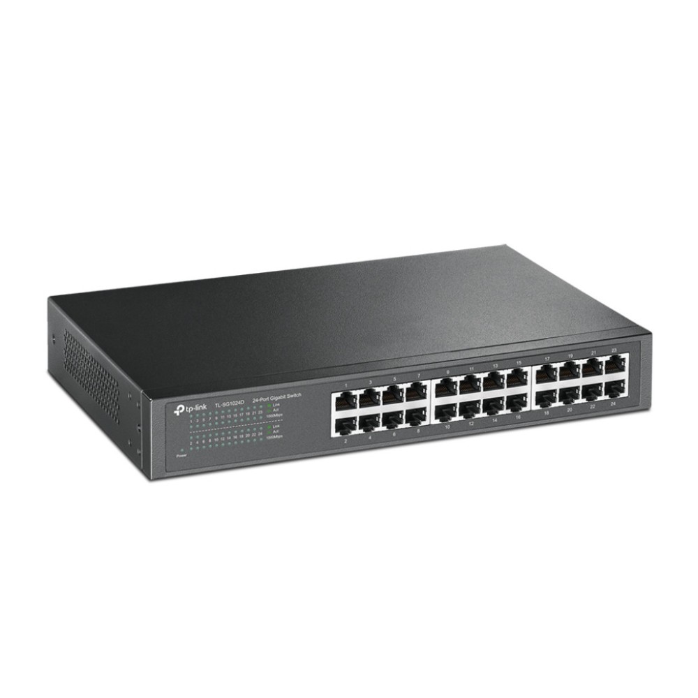 STIKALO 24-PORT TP-Link 100/1000 Rack (TL-SG1024D) TP-LINK STIKALO 24-PORT TP-Link 100/1000 Rack (TL-SG1024D)