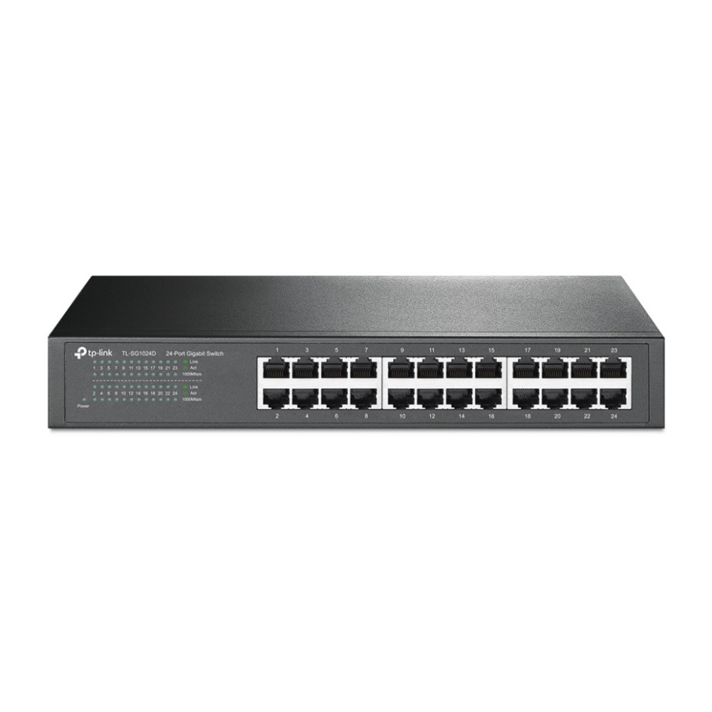STIKALO 24-PORT TP-Link 100/1000 Rack (TL-SG1024D) TP-LINK STIKALO 24-PORT TP-Link 100/1000 Rack (TL-SG1024D)