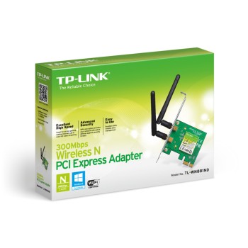 Brezžični mrežni adapter PCIe TP-Link WiFi4 802.11n 300Mbit/s 2x antena (TL-WN881ND)