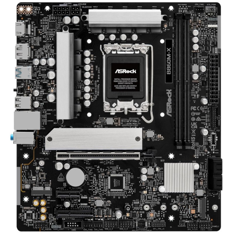 ASROCK B860M-X LGA1851 mATX osnovna plošča 2,5G-LAN