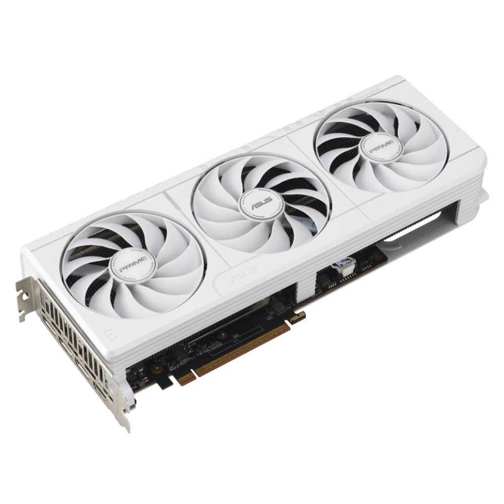 Grafična kartica AMD RX9070 XT Asus Prime OC Edition bela - 16GB GDDR6  | 1xHDMI 2.1b 3xDisplayport 2.1b (90YV0L75-M0NA00)