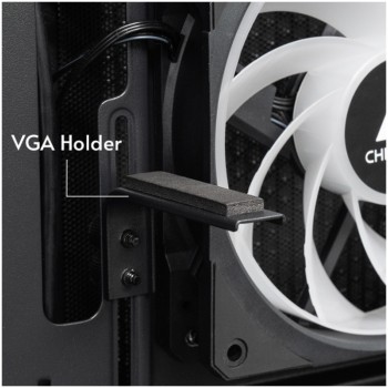 Ohišje Chieftec GT-01B-OP ATX - črna RGB Ohišje Chieftec GT-01B-OP ATX - črna RGB