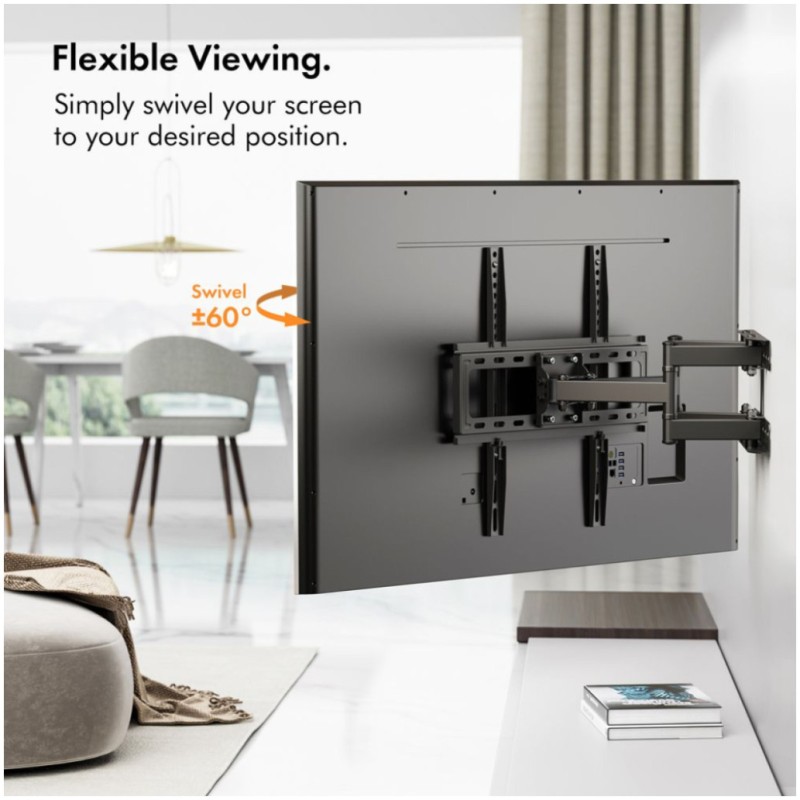 Nosilec za LCD TV 23-56 / 58,4-142cm do 45kg pregibni VonHaus (3005060) VONHAUS Nosilec za LCD TV 23-56 / 58,4-142cm do 45kg pregibni VonHaus (3005060)