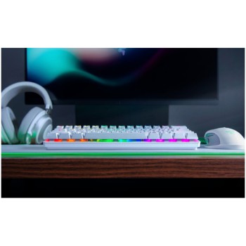 Tipkovnica Razer Huntsman Mini Mercury Clicky Optical Switch US SLO gravura